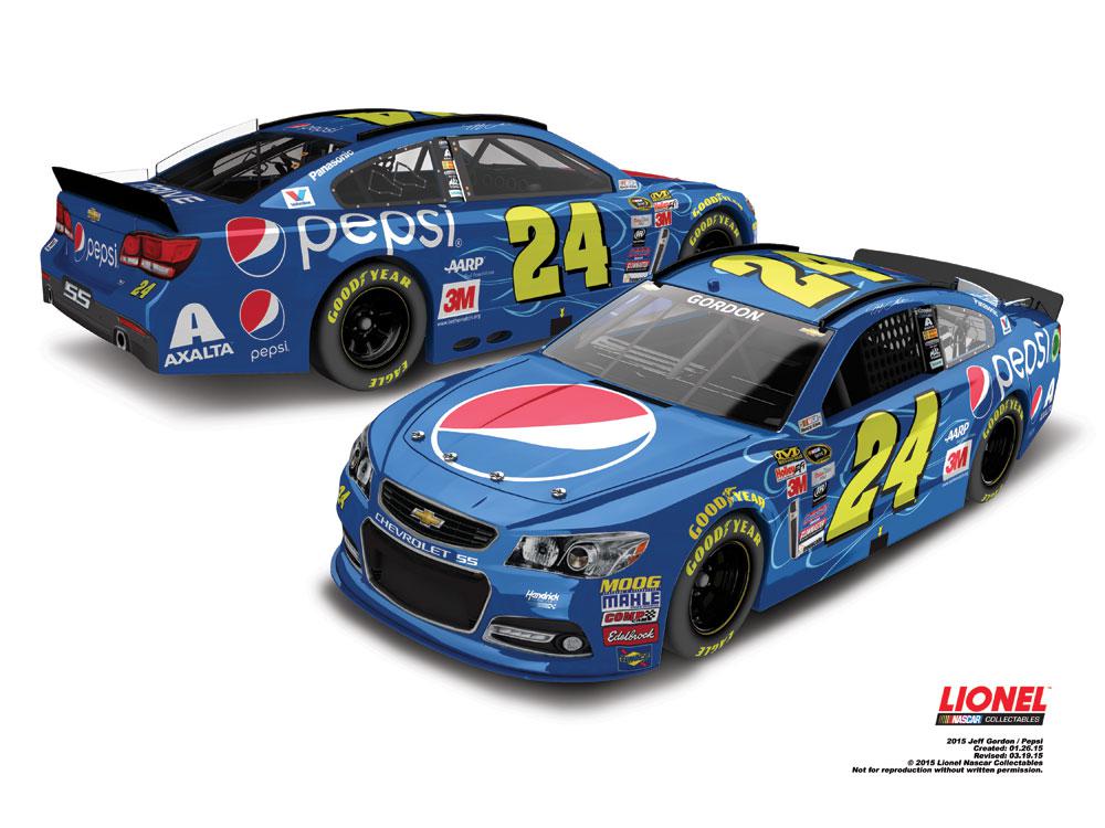 jeff gordon 2015 pepsi diecast