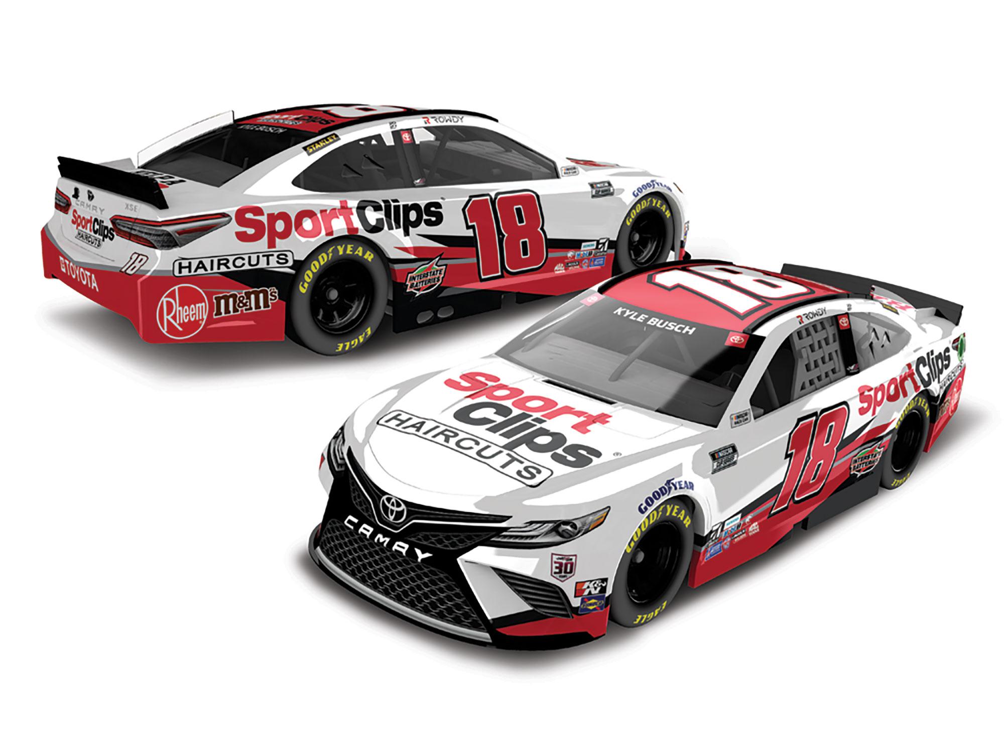 KY BUSCH 1/64 HT SPORT CLIPS 21 CAMRY Lionel Garage