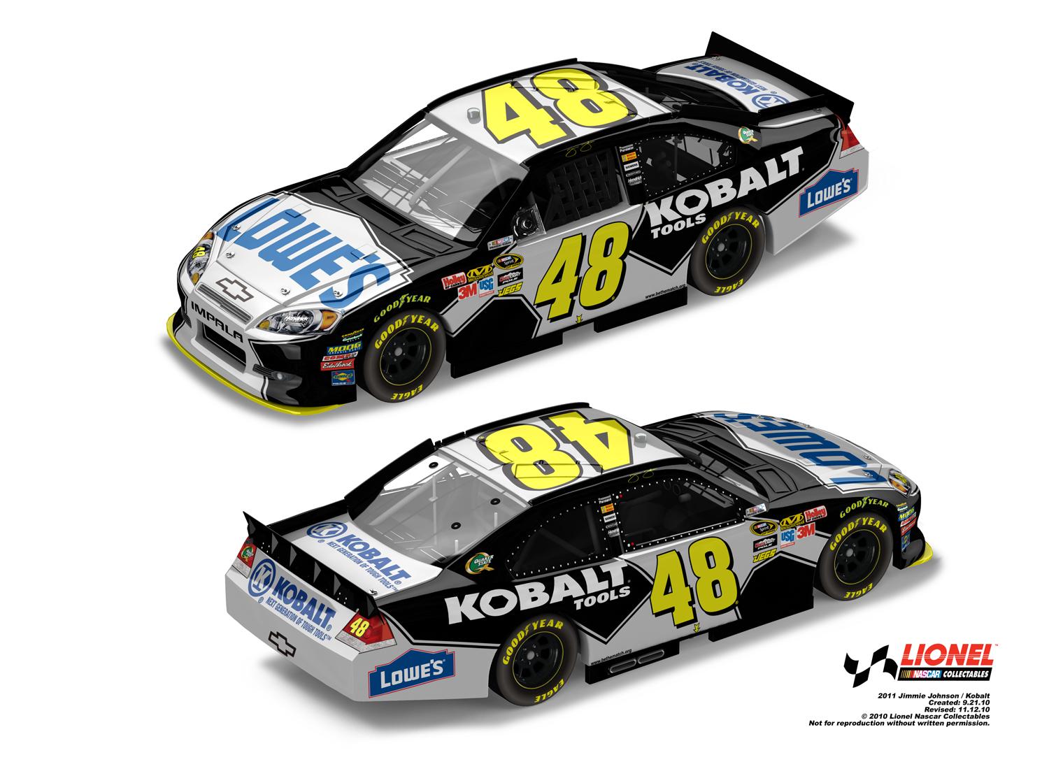 jimmie johnson kobalt car