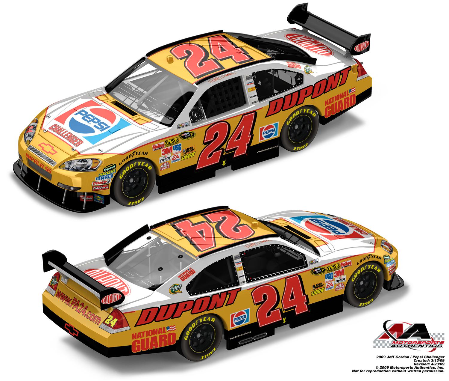 jeff gordon pepsi diecast